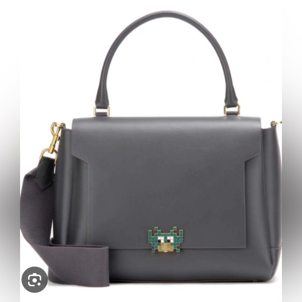 Anya Hindmarch Elegant Gray Handbag